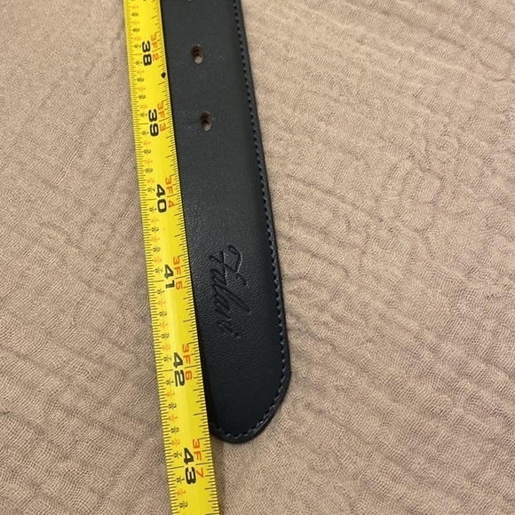 Falari genuine leather blue belt . Size 36. Unisex style . New. No tags - Picture 7 of 9